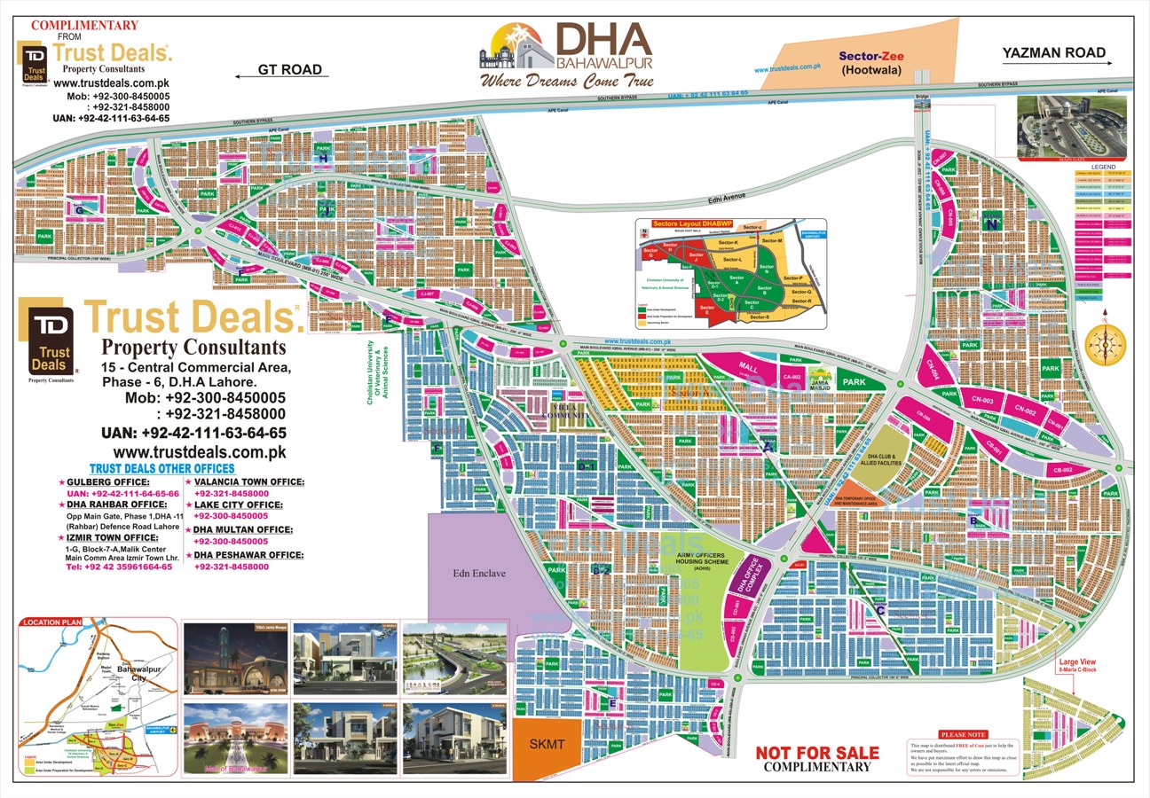 DHA Bahawalpur Map